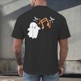 Halloween Music Note Ghost Teacher Fall Musical Instrument Men's Back Print T-Shirt, gift for family, gift for coworker Halloween Music Note Ghost Teacher Fall Musical Instrument Men's Back Print T-Shirt, gift for family, gift for coworker