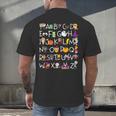 Halloween Nursery Teacher Shirt Halloween Alphabet Men's Back Print T-Shirt, gift for family, gift for coworker Halloween Nursery Teacher Shirt Halloween Alphabet Men's Back Print T-Shirt, gift for family, gift for coworker