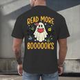 Halloween Read More Books Retro Costume Teacher Women Girls Men's Back Print T-Shirt, gift for family, gift for coworker