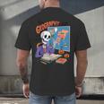 Halloween Skeleton Geography Teacher Pumpkin Bats Classroom Men's Back Print T-Shirt, gift for family, gift for coworker Halloween Skeleton Geography Teacher Pumpkin Bats Classroom Men's Back Print T-Shirt, gift for family, gift for coworker