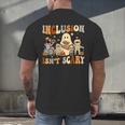 Halloween SLP Sped Teacher Groovy Inclusion Isn't Scary Men's Back Print T-Shirt, gift for family, gift for coworker Halloween SLP Sped Teacher Groovy Inclusion Isn't Scary Men's Back Print T-Shirt, gift for family, gift for coworker