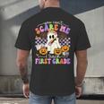 Halloween Teacher You Can't Scare Me I Teach First Grade Men's Back Print T-Shirt, gift for family, gift for coworker Halloween Teacher You Can't Scare Me I Teach First Grade Men's Back Print T-Shirt, gift for family, gift for coworker