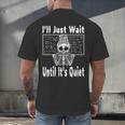 Halloween Teacher Math I'Ll Just Wait Until It's Quiet Men's Back Print T-Shirt, gift for family, gift for coworker Halloween Teacher Math I'Ll Just Wait Until It's Quiet Men's Back Print T-Shirt, gift for family, gift for coworker