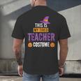 Halloween Teachers This Is My Tired Teacher Costume Men's Back Print T-Shirt, gift for family, gift for coworker Halloween Teachers This Is My Tired Teacher Costume Men's Back Print T-Shirt, gift for family, gift for coworker