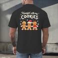 Hangin With My Cookies Gingerbread Christmas Teacher Men's Back Print T-Shirt, gift for family, gift for coworker Hangin With My Cookies Gingerbread Christmas Teacher Men's Back Print T-Shirt, gift for family, gift for coworker