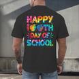 Happy 100th Day Of School Teacher Student 100 Days Tie Dye Men Women Kids Men's Back Print T-Shirt, gift for family, gift for coworker