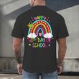 Happy 50th Days Of School Rainbow Teacher 50 Days Smarter Men's Back Print T-Shirt, gift for family, gift for coworker Happy 50th Days Of School Rainbow Teacher 50 Days Smarter Men's Back Print T-Shirt, gift for family, gift for coworker