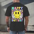 Happy Dot Day Shirts Teacher Student Girls Kids Smile Face Men's Back Print T-Shirt, gift for family, gift for coworker