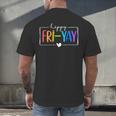 Happy Fri-Yay Fri Yay Teacher Student Friday Weekend Men's Back Print T-Shirt, gift for family, gift for coworker Happy Fri-Yay Fri Yay Teacher Student Friday Weekend Men's Back Print T-Shirt, gift for family, gift for coworker