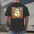 Happy Fri-Yay Friday Lovers Groovy Teacher Life Halloween Men's Back Print T-Shirt, gift for family, gift for coworker Happy Fri-Yay Friday Lovers Groovy Teacher Life Halloween Men's Back Print T-Shirt, gift for family, gift for coworker