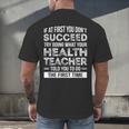Health Teacher Tshirt Appreciation For Men Women Men's Back Print T-Shirt, gift for family, gift for coworker