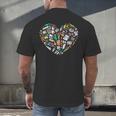 Heart Shape Art Teacher And Painting Sketching Artist Men's Back Print T-Shirt, gift for family, gift for coworker Heart Shape Art Teacher And Painting Sketching Artist Men's Back Print T-Shirt, gift for family, gift for coworker