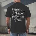 Hocus Pocus Everybody Focus Teacher Halloween Shirt Men's Back Print T-Shirt, gift for family, gift for coworker