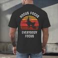 Hocus Pocus Everybody Focus Witch Halloween Teacher Women Men's Back Print T-Shirt, gift for family, gift for coworker