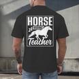 Horse Riding Teacher Rider Lover Equestrian Men Women Kids Men's Back Print T-Shirt, gift for family, gift for coworker