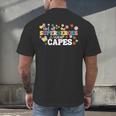Hot All Superheroes Wear Capes Cute Teacher End Of School Men's Back Print T-Shirt, gift for family, gift for coworker Hot All Superheroes Wear Capes Cute Teacher End Of School Men's Back Print T-Shirt, gift for family, gift for coworker