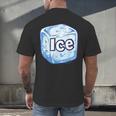 Ice Halloween Pun Costume Easy Lazy Team Group Teacher Men's Back Print T-Shirt, gift for family, gift for coworker