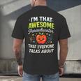 I'm That Awesome Paraeducator Teacher Men's Back Print T-Shirt, gift for family, gift for coworker I'm That Awesome Paraeducator Teacher Men's Back Print T-Shirt, gift for family, gift for coworker
