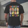 Inclusion Is My Jam SPED Teacher Special Education Teacher Men's Back Print T-Shirt, gift for family, gift for coworker Inclusion Is My Jam SPED Teacher Special Education Teacher Men's Back Print T-Shirt, gift for family, gift for coworker