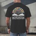 Intervention Teacher Reading Intervention Men's Back Print T-Shirt, gift for family, gift for coworker Intervention Teacher Reading Intervention Men's Back Print T-Shirt, gift for family, gift for coworker