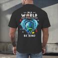 Be Kind Dolphin Autism Awareness Back To School Teacher Men Women Kids Men's Back Print T-Shirt, gift for family, gift for coworker