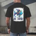 Be Kind Rainbow Fish Teacher Life Back To School Teaching Men Women Men's Back Print T-Shirt, gift for family, gift for coworker