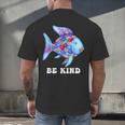 Be Kind Rainbow Fish Teacher Life Teaching Back To School Men's Back Print T-Shirt, gift for family, gift for coworker Be Kind Rainbow Fish Teacher Life Teaching Back To School Men's Back Print T-Shirt, gift for family, gift for coworker