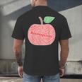 Kindergarten Apple Word Art For Teachers & Students Men's Back Print T-Shirt, gift for family, gift for coworker Kindergarten Apple Word Art For Teachers & Students Men's Back Print T-Shirt, gift for family, gift for coworker