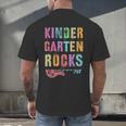 KINDERGARTEN ROCKS Teacher Crew Rock Star Kinder Team Men's Back Print T-Shirt, gift for family, gift for coworker KINDERGARTEN ROCKS Teacher Crew Rock Star Kinder Team Men's Back Print T-Shirt, gift for family, gift for coworker