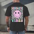 Kindergarten Vibes First Day Of School Kindergarten Teacher Men's Back Print T-Shirt, gift for family, gift for coworker