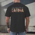 Latina Teacher Maestra Educated & Latino Teachers Women Men's Back Print T-Shirt, gift for family, gift for coworker
