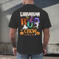 Librarian Boo Crew Teacher Student Halloween Costume Men's Back Print T-Shirt, gift for family, gift for coworker Librarian Boo Crew Teacher Student Halloween Costume Men's Back Print T-Shirt, gift for family, gift for coworker