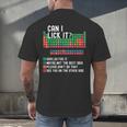 Can I Lick It Periodic Table Science Teacher Chemistry Men's Back Print T-Shirt, gift for family, gift for coworker Can I Lick It Periodic Table Science Teacher Chemistry Men's Back Print T-Shirt, gift for family, gift for coworker
