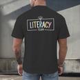 Literacy Team Teacher Men's Back Print T-Shirt, gift for family, gift for coworker Literacy Team Teacher Men's Back Print T-Shirt, gift for family, gift for coworker