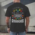 I Love My Job For All The Little Reasons Kid Daycare Teacher Men's Back Print T-Shirt, gift for family, gift for coworker