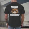 I Love Math It Makes People Cry Math Teacher Men's Back Print T-Shirt, gift for family, gift for coworker