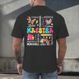 Maestra Spanish Teacher Back To School Maestra De Espanol Men's Back Print T-Shirt, gift for family, gift for coworker