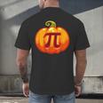 Math Teacher Halloween Costume Pumpkin Pi Pun Pie Men Men's Back Print T-Shirt, gift for family, gift for coworker