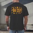 Math Teacher Halloween Mathematician Math Lover Boo Men's Back Print T-Shirt, gift for family, gift for coworker
