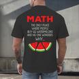 Math Watermelon Calculation Joke Teacher Student Men's Back Print T-Shirt, gift for family, gift for coworker Math Watermelon Calculation Joke Teacher Student Men's Back Print T-Shirt, gift for family, gift for coworker
