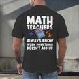 Mathematics Teachers Math Teacher For Men Women Men's Back Print T-Shirt, gift for family, gift for coworker Mathematics Teachers Math Teacher For Men Women Men's Back Print T-Shirt, gift for family, gift for coworker