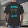 Mathletics Working On My Quads Algebra Math Teacher Men's Back Print T-Shirt, gift for family, gift for coworker Mathletics Working On My Quads Algebra Math Teacher Men's Back Print T-Shirt, gift for family, gift for coworker