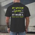 Middle School Teacher Halloween Costume Shirt Lazy Men's Back Print T-Shirt, gift for family, gift for coworker Middle School Teacher Halloween Costume Shirt Lazy Men's Back Print T-Shirt, gift for family, gift for coworker