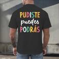 Multilingual Hispanic Heritage Spanish Teacher Maestra Men's Back Print T-Shirt, gift for family, gift for coworker Multilingual Hispanic Heritage Spanish Teacher Maestra Men's Back Print T-Shirt, gift for family, gift for coworker