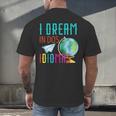 Multilingual Teacher In Dos Idiomas Linguist Language Men's Back Print T-Shirt, gift for family, gift for coworker