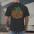 Music Notes Pumpkin Music Teacher Halloween Men's Back Print T-Shirt, gift for family, gift for coworker