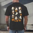 Music Teacher Orchestra Shirt Spooky Halloween Ghost Band Men's Back Print T-Shirt, gift for family, gift for coworker