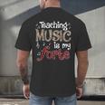 Music Teacher Teaching Music Is My Forte For Music Lovers Men's Back Print T-Shirt, gift for family, gift for coworker Music Teacher Teaching Music Is My Forte For Music Lovers Men's Back Print T-Shirt, gift for family, gift for coworker