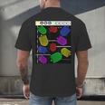 Nerdy Forms Nanotubes Chemistry Teacher Geek Men's Back Print T-Shirt, gift for family, gift for coworker