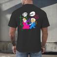 Nerdy Pythagoras Fighting Over C Squared Math Teacher Men's Back Print T-Shirt, gift for family, gift for coworker Nerdy Pythagoras Fighting Over C Squared Math Teacher Men's Back Print T-Shirt, gift for family, gift for coworker
